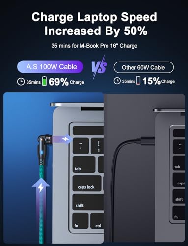 Revolutionary 100 W Magnetic USB C Charging Cable with 540-Degree Rotation – Dual-Pack of 3.3 FT & 6 FT Lengths for Fast Charging and Data Transfer – Universal Compatibility for All Devices – Durable Design for Hassle-Free Connectivity and Enhanced Efficiency