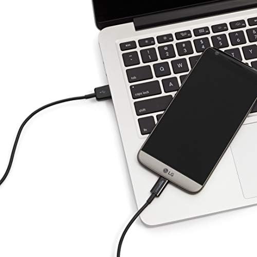 Elevate Your Charging Game: Amazon Basics 5-Pack 3-Foot USB-C to USB-A 2.0 Fast Charger Cables, 480 Mbps Data Transfer, USB-IF Certified for Ultimate Device Compatibility – Ideal for i Phones, i Pads, Samsung Galaxies & Laptops – Sleek Black Design for Professional Use