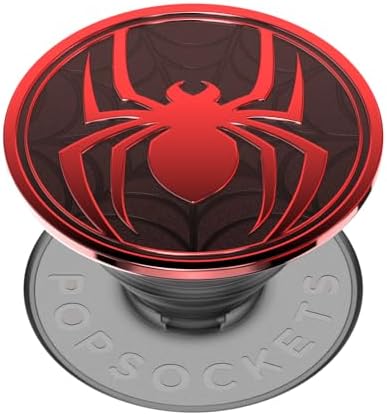 Mag Safe-Compatible Spiderman Enamel Ghost Spider Suit Pop Socket – Ultimate Hands-Free Kickstand & Wireless Charging Grip for Mobile Convenience and Style