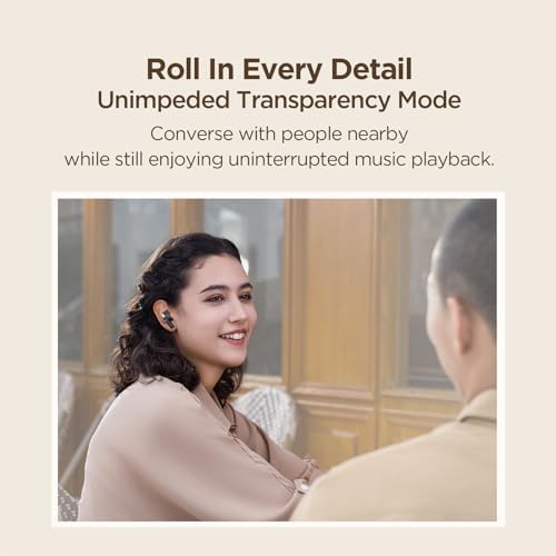 1 MORE Q30 Wireless Earbuds – Advanced 42 d B Active Noise Cancelling with Spatial Audio, Bluetooth 5.3 Connectivity, and Low Latency Gaming Mode for Seamless Audio Experience – 30 Hours Playtime and AI-Enhanced Clear Calling with 6 Microphones – Ultimate Comfort and Durability for Music and Gaming Enthusiasts