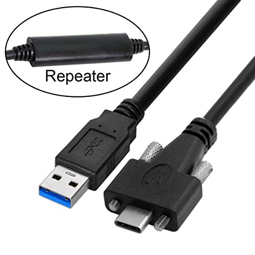 Experience Unmatched Data Transfer with xiwai 5-Meter USB 3.1 Type-C Dual Screws Locking Cable – Perfect for Camera Recorders & Enhanced Device Compatibility – High-Speed USB 3.0 Connectivity for Professionals and Enthusiasts