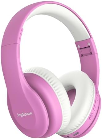 Kids Safe Sound Bluetooth Headphones – Lightweight Over-Ear Design with Volume Limiting (85/94 d B), 60-Hour Battery Life & Bluetooth 5.3, Built-in Microphone, Cozy Fit in Vibrant Blue – Ideal for Music, Audiobooks & Playtime with Enhanced Hearing Protection