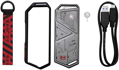 ROG Strix Arion M.2 NVMe SSD Enclosure: High-Speed USB 3.2 Gen 2 Type-C with Aura Sync RGB Lighting, Tool-Free Installation & Enhanced Compatibility for PCIe SSDs 2280/2260/2242/2230 – Ideal for Gamers and Content Creators