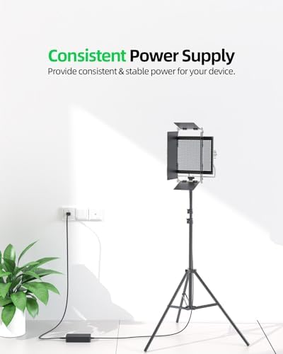 High-Performance 15 V UL Certified Charger for Neewer LED Lights – Ideal for P600, RGB660, and RGB960 Models – Fast Charging with Reliable Round Connector for Ultimate Compatibility and Enhanced Workflow Efficiency