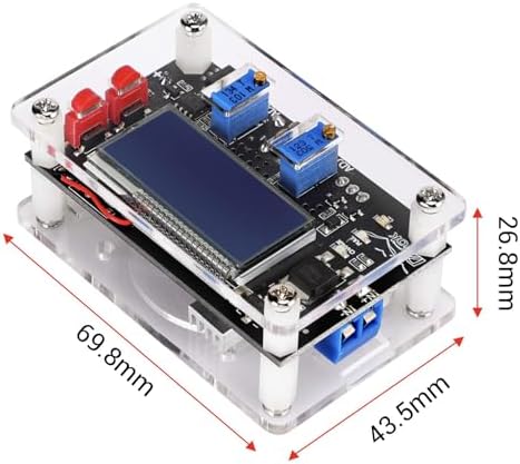 DROK Dual Pack Adjustable DC Voltage Regulator: 24 V to 12 V Step Down Converter with USB Charging Port, Versatile 6 V-32 V Input Range, 5 A Output for Optimal Efficiency and Reliable Power Management Solutions
