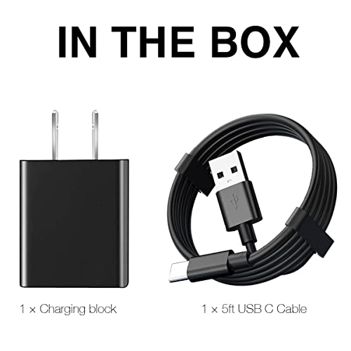Rapid Charge 5 FT USB C Cable for TCL Devices – Universal Compatibility for TCL 30 SE, 40 X 5 G, 20 Pro 5 G, and More – High-Speed TCL Charger Cable for Enhanced Power Delivery and Durability – Essential Accessory for Home, Office, and Travel – Optimized for Fast Charging Performance and Long-Lasting Use