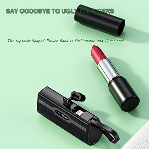 Compact 4800 m Ah Mini Power Bank Charger for USB-C and i Phone – Fast Charging, Direct Plugin Design for On-the-Go Power, Stylish White Color for All Users – Perfect for Students, Professionals, and Travelers