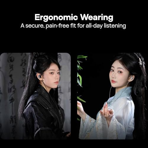 Elevate Your Sound Experience with Linsoul TANGZU Wan’er S.G II Hi-Fi Wired Earbuds – Premium 10 mm Dynamic Driver IEM for Audiophiles and Gamers, Featuring Durable Detachable 2-Pin OFC Cable and Universal 3.5 mm Jack for Exceptional Sound Quality in Stylish Clear White Finish