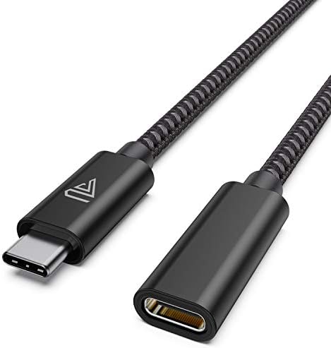 High-Speed USB C Extension Cable (20 Gbps Data Transfer, 240 W Fast Charging, 3.3 Ft) – USB 3.2 Type C Male to Female Adapter for i Phone 16, Pixel, PSVR2, Mac Book Air/Pro, and Dell XPS – Optimal Versatility & Enhanced Performance in a Sleek Red Design