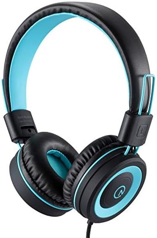 Noot Products K11 Kids Headphones – Ergonomic Foldable Wired On-Ear Audio Solution with 5 ft Tangle-Free Cord and 3.5 mm Jack for i Pads, Kindle, Fire Tablets, and Laptops – Ultimate Comfort and Stylish Design for School, Travel, and Gaming – Safe Listening Experience for Young Audiophiles