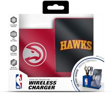 SOAR Smart Wireless Charger & Stylish Desktop Organizer – Fast 10 W Charging for Qi-Enabled Devices, Clutter-Free Workspace Solution with Built-in Storage and Safety Features