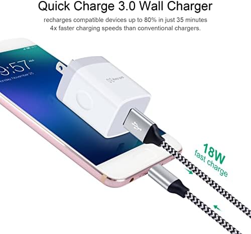 Ultra-Fast Quick Charge 3.0 Phone Charger for Google Pixel 9 Series & Samsung Galaxy Models – Superior Compatibility, Lightning Speed, and Safety Features for On-the-Go Charging