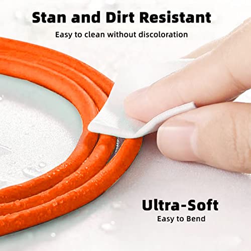 Ultra Soft 120 W USB to USB C Cable for Fast Charging & Data Transfer – 2 M Length with Built-in Charging Indicator for Optimal Connectivity and Durability