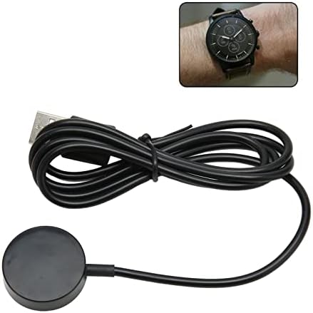 Magnetic Fast Charging Cable for Fossil Smartwatches – USB Charger with Enhanced Compatibility for Fossil Q Gen 1, Gen 2 (Founder, Wander, Marshal) & Gen 3 – Quick Charge Technology, Durable Design, Ideal for Travel and Daily Use