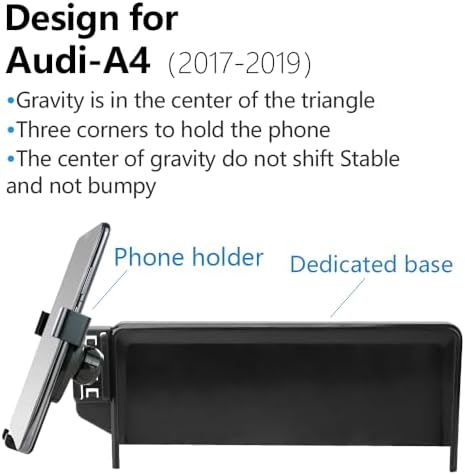 Premium Car Phone Holder for Audi A4 (2017-2019), A5 (2018-2019), Q5 (2018-2020) – 8.3-Inch Screen Mobile Mount for Seamless Navigation and Secure Device Storage – Stylish Interior Accessory for Enhanced Driving Experience and Compatibility with All Smartphones