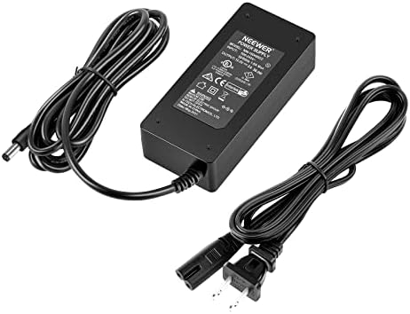Universal AC to DC 12 V 3 A Power Supply Adapter with 6.5 ft Cable – Reliable Power Solution for 480 LED Video Lights & Ring Lights, UL Listed US Plug for Optimal Safety and Performance