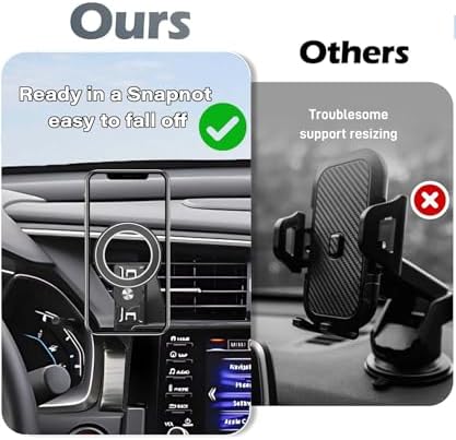 Revolutionize Your Honda Civic Driving Experience with the Premium Magnetic Phone Holder – 360-Degree Rotating Mount for 5/7-Inch Screens | Hands-Free Convenience & Enhanced Safety | Perfect Smartphone Cradle for 2016-2021 Models