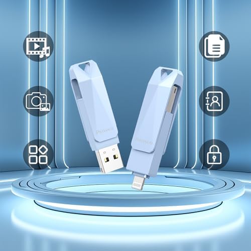 Revolutionize Your Data Storage with the 512 GB MFi Certified USB Flash Drive for i Phone – Stylish Photo Stick for Seamless Backup and High-Speed Transfers, Perfect for i Pad, i Phone, and Computer Users on the Go!