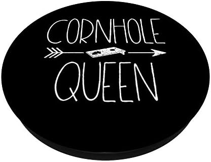 Cornhole Queen PopSockets PopGrip: Swappable Grip for Phones & Tablets – Enhanced Compatibility and Speed