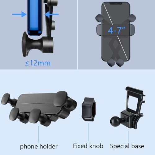 Nissan Altima 2019-2025 Premium Smartphone Holder Mount – Auto Lock Car Phone Bracket with 360-Degree Rotation for Optimal Visibility and Seamless Vehicle Integration