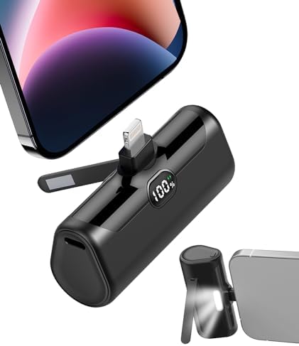 Ultra-Compact Pink 4800 m Ah Power Bank – Sleek Mini Battery Charger with 15 W Fast Charging for i Phone 14/13/12/11/8 & i Pad Air/Mini/Pro – Stylish Portable Charger for Travel & Everyday Use – Enhanced Compatibility for Air Pods Pro I/II