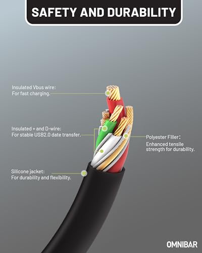 Premium 6 FT USB to Lightning Cable – MFi Certified Silicone Charger for i Phone and i Pad – Fast Charging and Enhanced Durability for i Phone 14/13/12/11 Pro/Max, i Pad Air/Mini/Pro, Air Pods, Beats X – Versatile Charging Solution for Home, Car, and Office