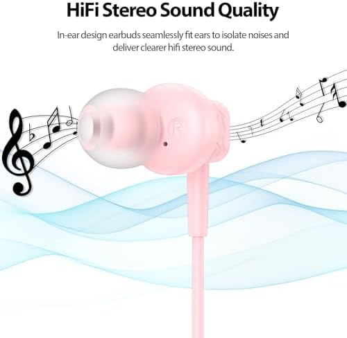 Ultimate USB C Noise-Canceling Earbuds for i Phone 16 & Samsung Galaxy – Ergonomic Magnetic In-Ear Headphones Delivering Superior Sound for Travel, Commutes, and Home – Perfectly Compatible with Latest Android Devices and i OS for All-Day Comfort and Durability