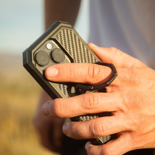 Rokform Magnetic Sport Ring Grip and Stand – Ultra-Slim Metal Phone Holder for i Phone & Samsung Twist Lock Cases, Black – Effortless Portrait & Landscape Viewing with Superior Magnetic Adhesion and Durable Construction for Everyday Use – Backed by 2-Year Warranty and Exceptional Customer Support