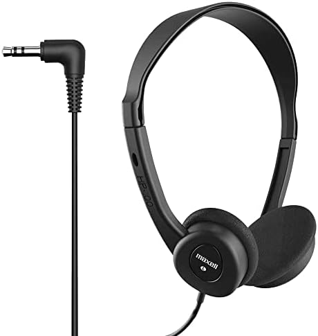 Maxell Teachers 24-Pack Stereo Headphones – Superior Comfort & 6-Foot Wired Flexibility for Classrooms, Padded Ear Cushions for Extended Use, Adjustable Headband for All Sizes, Lightweight Design for Effortless Portability, Durable Audio Solution Tailored for Educational Excellence