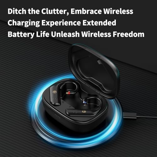 Transform Your Wired Headphones with TRN BT30 PRO Bluetooth 5.2 Ear Hooks Module – 180 Hours Standby, Customizable 2 Pin Connector, and Waterproof Charging Case for Active Lifestyles – Experience Unmatched Audio Freedom and Comfort