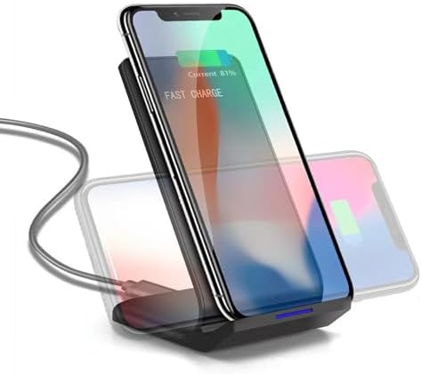 15 W Fast Wireless Charging Station with Adaptive Sleep-Friendly Light – Versatile Charger for Samsung Galaxy, Google, LG & More – Compact Travel Pad for Effortless Power-ups and Enhanced Device Compatibility