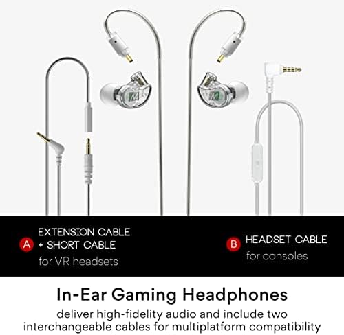 MEE audio M6 Sport Wired Earbuds – Premium Noise-Isolating Headphones with Dynamic Bass Sound, Sweatproof Design for Running and Workouts, Memory Wire Earhooks for Ultimate Comfort, 3.5 mm Jack Compatibility (Black) – Elevate Your Active Lifestyle with Unmatched Audio Quality