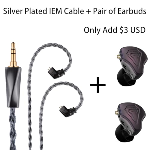 Elevate Your Audio Experience with FAAEAL Hybrid IEM Earphones – Premium Hi-Fi Wired In-Ear Monitors Featuring Advanced Composite Diaphragm Technology, Durable CNC Metal Design, and Detachable QDC-2 PIN Cable for Audiophiles and Musicians Seeking Ultimate Sound Clarity and Personalization
