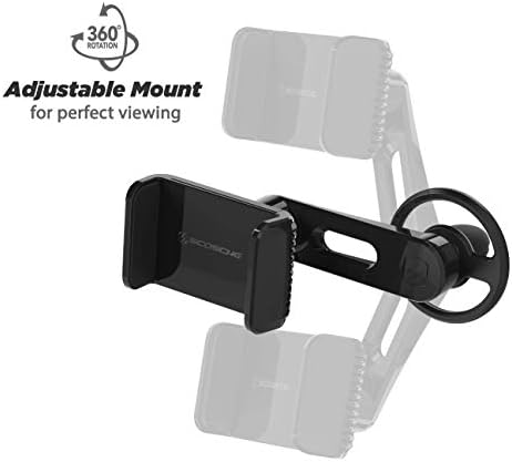 Scosche HDVM 3-in-1 Universal Cell Phone Mount: Versatile Suction Cup Holder for Windshield, Dashboard, and Vent – Compatible with i Phone 16/15/14/13/12 & Smartphones Up to 3.5 Inches – Enhanced Stability for Safe Hands-Free Use