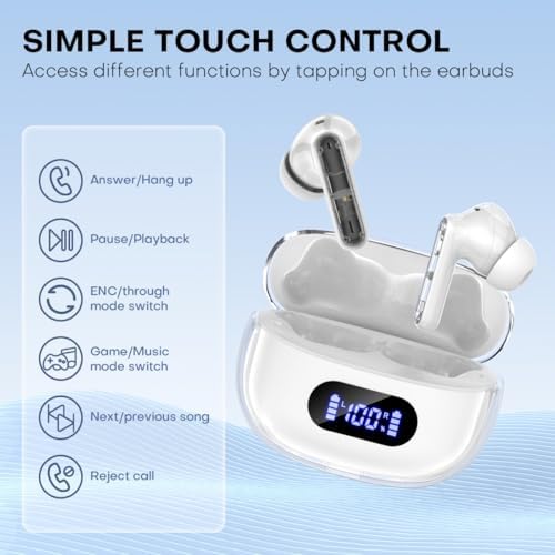 Elevate Your Audio Journey with Purple P1 PRO Wireless Earbuds – Cutting-Edge Bluetooth Technology, Exceptional Call Clarity, IPX7 Waterproof Design, and an Outstanding 30-Hour Battery Life – Perfectly Crafted for Active Lifestyles and Ultimate Comfort