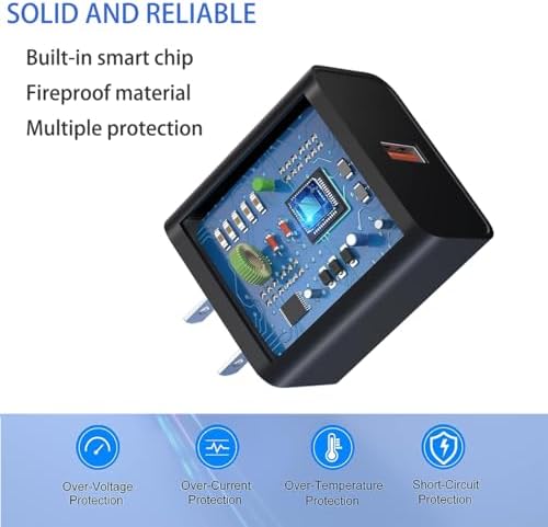 Ultra-Fast Motorola Charger for G Power, G Stylus, Moto One 5 G & Edge Series – High-Speed USB-C Charging Cable for 2023, 2024, 2025 Models – Reliable Power Supply with Enhanced Compatibility & Durability – Perfect Travel Companion for Your Motorola Devices