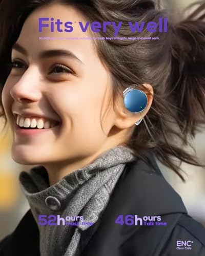 Elevate Your Audio Adventure with MICOOL On Ear Bluetooth Headphones – Sport-Ready Noise Cancelling Headset Featuring Four Microphones, Ultra-Lightweight Clip-On Comfort, and All-Day Battery Life for Dynamic Lifestyles – Perfect for Fitness, Commuting, and Everyday Use
