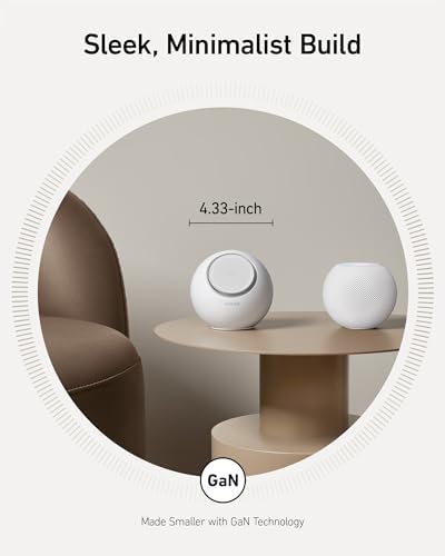 Anker Mag Go 8-in-1 Magnetic Charging Station – Qi2 Certified 15 W Fast Wireless Charger for i Phone 15/14/13 and More – Multi-Functional Power Hub with 3 AC Outlets, 4 USB Ports, Overheating Protection, and Modern Aesthetic for Home & Office Efficiency