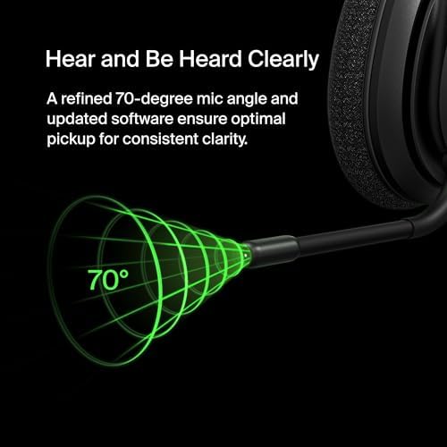 Belkin Sound Form Adapt Wireless Over-Ear Headset – Ultimate Gaming and Travel Companion with Advanced Noise-Cancelling Boom Mic | 45-Hour Battery for Nonstop Enjoyment | Effortless Bluetooth Connectivity for i Phone, i Pad, Galaxy and More – Sleek Black Design for Supreme Comfort and Style