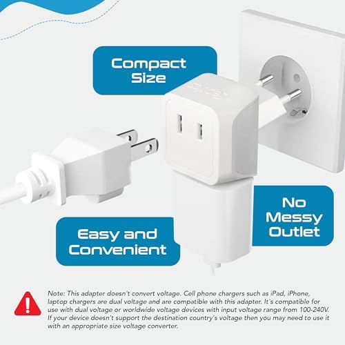 Ultimate Universal Travel Adapter: 35 W Fast Charging Power Converter with PD & QC 3.0, Dual USB-C & Triple USB Ports for Seamless Global Connectivity – Compatible with Type A, C, G, I Outlets for Effortless Charging Across EU, US, UK & Beyond – Perfect Travel Companion for Modern Explorers