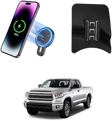 Upgrade Your Toyota Tundra or Sequoia Driving Experience with the 360° Rotating Mag Safe Phone Holder – Premium Dashboard Mount Designed for 2020-2025 Models, Ensures Safety, Accessibility, and Sleek Aesthetics Without Air Vent Obstruction