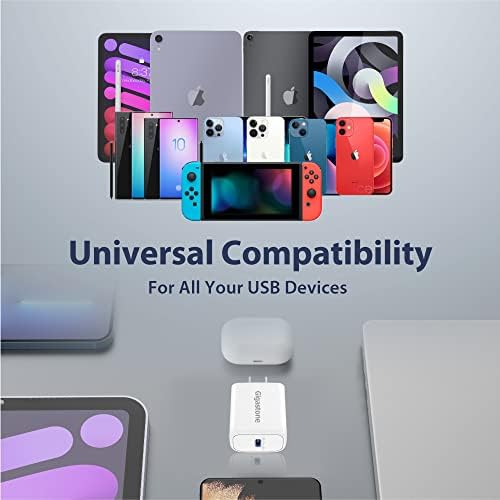 Gigastone 30 W USB C Charger 4-Pack: Ultra-Fast PPS Power Adapter for i Phone 16/15/14/Pro & Galaxy S24/S23/S22 – Compact Wall Charger for Rapid Charging at Home and On-the-Go – Enhanced Compatibility for i Pad and Air Pods – Essential Tech Accessory for Modern Lifestyles