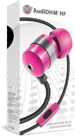 GOgroove Audi OHM HF Earbud Headphones – Superior Noise Isolating In-Ear Earphones with Deep Bass, Ergonomic Fit & Comfortable Gel Tips for All-Day Use – Perfect for Music Lovers, Commuters & Fitness Enthusiasts