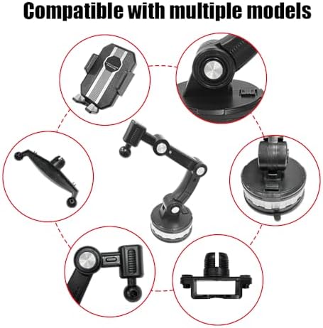 Ultimate 3-in-1 Car Phone Holder Mount with Enhanced Suction for Dashboard, Windshield, and Air Vent – Effortless Hands-Free Navigation & Universal Compatibility for All Smartphones Including i Phone Models