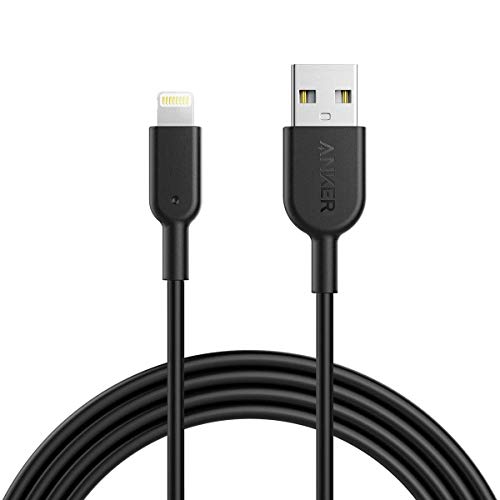 Powerline II Lightning Cable by Anker – MFi Certified 3 FT USB Charging & Sync Cord for i Phone 11, SE, Xs, XR, and More – Durable, High-Speed Data Transfer, Tangle-Free Design for Everyday Convenience and Travel