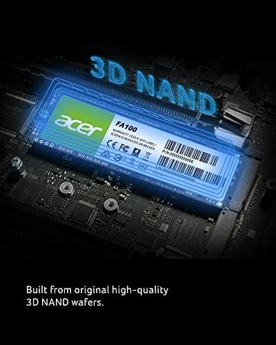 Upgrade Your System with the Acer FA100 256 GB M.2 NVMe SSD – Unleash Blazing-Fast 8 Gb/s Transfer Speeds for Gamers and Professionals – Maximize Performance & Storage Efficiency with Reliable Internal Solid State Drive