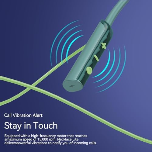 Oraimo Neck Lite Wireless Neckband Earbuds – Ultra-Lightweight Design with Deep Bass, IPX4 Waterproof Rating, and 30-Hour Playtime for Uninterrupted Music Enjoyment – Built-in Microphone for Hands-Free Calls and Magnetic Storage for Seamless Portability