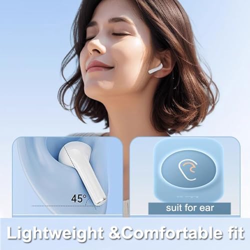 Revolutionary Waterproof Bluetooth Earbuds with HIFI Deep Bass and Smart LED Battery Display | Ultimate Hands-Free Experience for i Phone, PC & i Pad | Perfect for Active Lifestyles and Long Listening Sessions