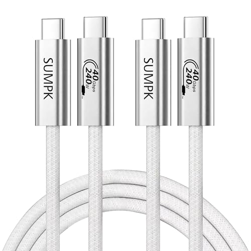 Ultra-Fast 2 FT USB 4 Cable for i Phone 16 Series – 240 W Quick Charge & 40 Gbps Data Transfer – Supports 8 K Video Output & Robust Design for Unmatched Performance and Connectivity