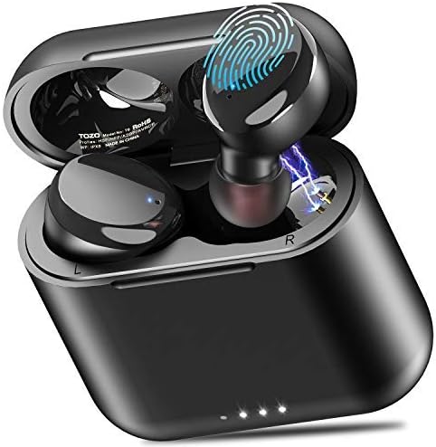 TOZO T6 Bluetooth 5.3 Wireless Earbuds – Immersive Stereo Sound, 50-Hour Playtime, IPX8 Waterproof Design, Customizable EQ via App, Ergonomic Fit – Ideal for Active Lifestyles and Seamless Connectivity